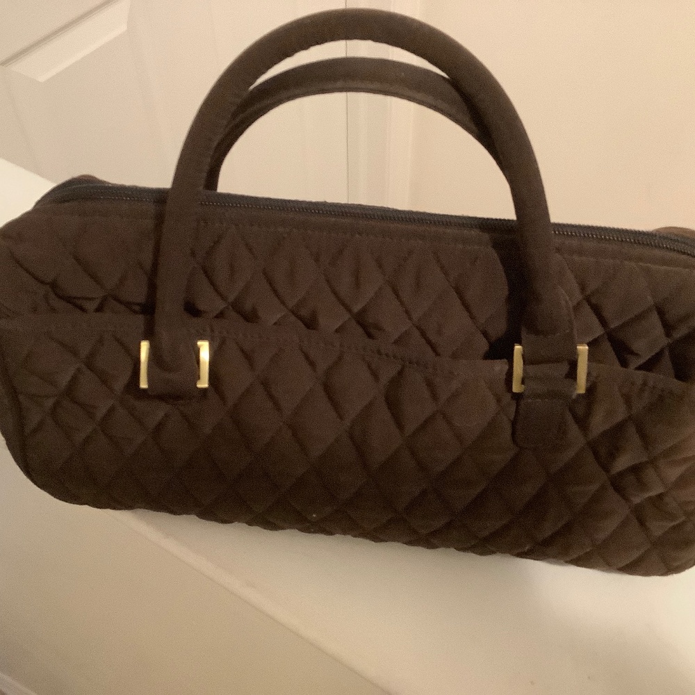 Vera Bradley quilted satchel
